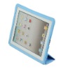Wholesale Fold Super Slim Smart PU leather Case For iPad 2 Mixed color
