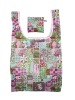 Wholesale Guaranteed 100% foldable 190T polyester shopping bag+free custom logo+sample order accept