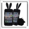 Wholesale! Mobile Soft Rabbit Case For iPhone 4G