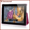 Wholesale Pink Leather Folding Case Cover Pouch for Apple iPad2