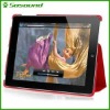 Wholesale Red Leather Folding Case Cover Pouch for Apple iPad2