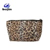 Wholesale Satin Material Leopard Grain Pattern Simple Makeup Bag