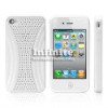 Wholesale White Opposite Mobile Grid Case For iphone 4