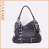 Wholesale black leather handbags for women