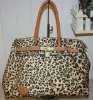 Wholesale brand canvas leopard tote handbags