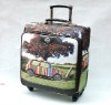 Wholesale brand printed leather luggage