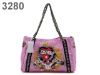 Wholesale brand printed pu handbags