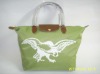 Wholesale lady green shopping shoulder bags