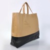 Wholesale leather designer brown ladies tote bags