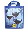 Wine bottle non-woven tote bags