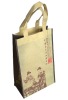 Wine bottles non-woven tote bags