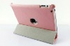 With Dormancy Function Leather Stand Holder Case + Smart Cover For Ipad2