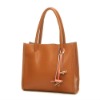 Woman Embossed PU Handbag