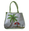 Woman canvas beach bag(NV-B049)