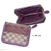 Women coin purse /double zipper coin purse