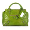 Women designer latest style real leather green bags