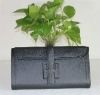 Women genuine leather clutch bags