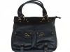 Women's Black PU Handbag