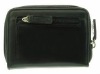 Women's Leather Accordion Wallets with Zipper and ID Window