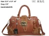 Women's newest fashion bags brown brand name