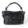 Women's real sheep leather handbag100739