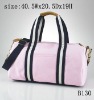 Womens hot sales pink canvas travel handbags
