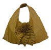 Wonderful Handbag With Fancy Flower Design