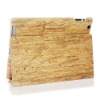 Wood grain leather case for ipad 2 with high quality