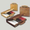 Wooden Poker Chip Case