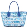 Wording PVC beach bag