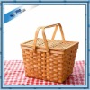 Woven Wooden Outdoor Basket
