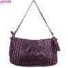 Wrinkle effect shoulder bag leather 6764