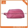 Wrist soild colour plain nylon unisex cosmetic pouch