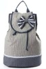 (XHF-BACKPACK-079)  stylish canvas backpack for young lady