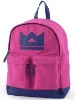 (XHF-BACKPACK-092) contrast color canvas backpack