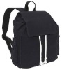 (XHF-BACKPACK-108) drawstring closure cotton canvas backpack
