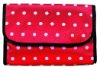 (XHF-COSMETIC-011) snap closure cosmetic pouch