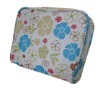 (XHF-COSMETIC-021) 600D printing flower cosmetic bag