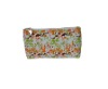 (XHF-COSMETIC-051) flower print microfiber cosmetic bag