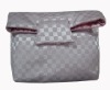 (XHF-COSMETIC-142) sanp closure satin cosmetic pouch