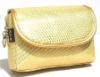 (XHF-COSMETIC-167) shinny gold pu cosmetic bag