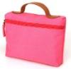 (XHF-COSMETIC-171) easy carry canvas cosmetic bag