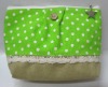 ( XHF-COSMETIC-181) flower print cosmetic clutch