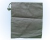 (XHF-DRAWSTRING-015)  grey drawstring bag