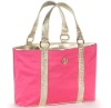 (XHF-LADY-029) fashion lady bag with unique shinny strip