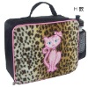 (XHF-LUNCH-005)  girl's lunch bag with cat embroidery