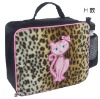 (XHF-LUNCH-005) girl's lunch bag with cat embroidery