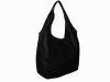 (XHF-SHOPPING-066) black nonwoven shopping bag