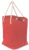 (XHF-SHOPPING-074) rope handle canvas shopping tote bag