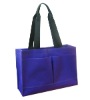 (XHF-SHOPPING-116) high handle shopping bag with two pockets